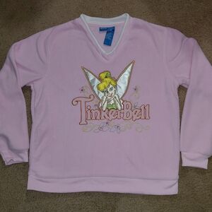 Disney TINKERBELL Pink Sweater VINTAGE Early 1990s Womans Size Medium